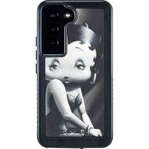Betty Boop Black and White Galaxy S24 Waterproof Case