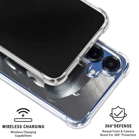 Betty Boop Black and White Galaxy S25 Clear Case