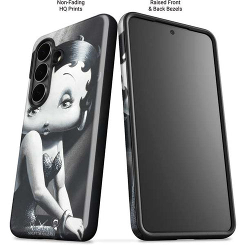 Betty Boop Black and White Galaxy S26 Impact Case