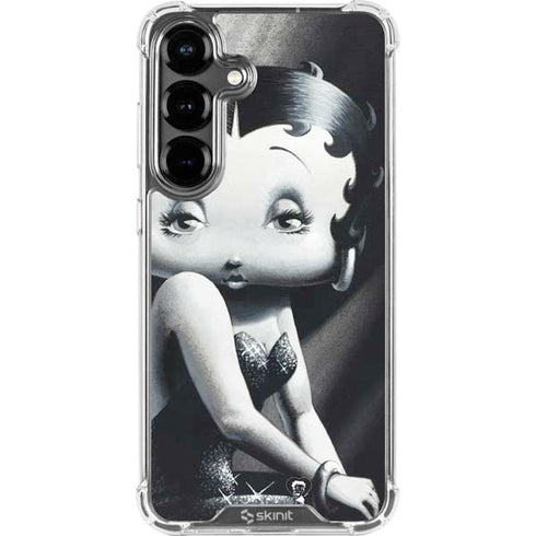 Betty Boop Black and White Galaxy S26 Plus Clear Case