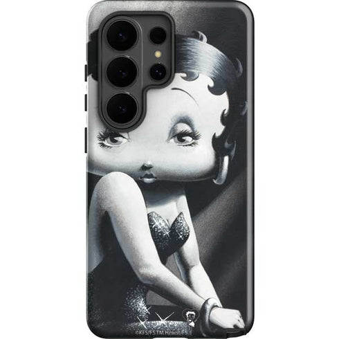 Betty Boop Black and White Galaxy S26 Ultra Impact Case