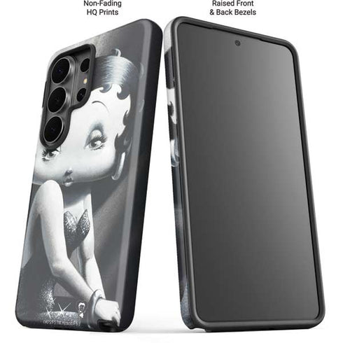 Betty Boop Black and White Galaxy S26 Ultra Impact Case