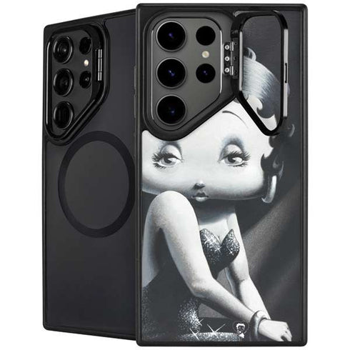 Betty Boop Black and White Galaxy S26 Ultra Kickstand Case
