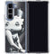 Betty Boop Black and White Galaxy Z Fold5 5G Clear Case