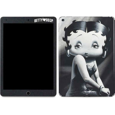 Betty Boop Black and White iPad Skins