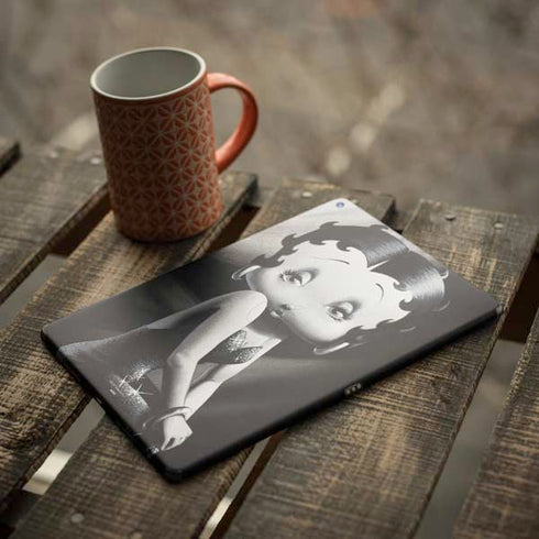 Betty Boop Black and White iPad Skins