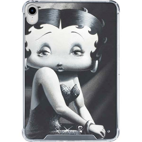 Betty Boop Black and White iPad 11th Gen (2025) Clear Case