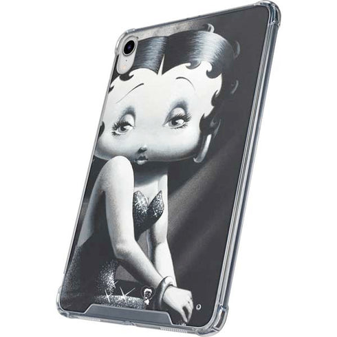 Betty Boop Black and White iPad 11th Gen (2025) Clear Case