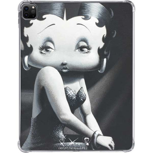 Betty Boop Black and White iPad Pro 11in (2024) Clear Case