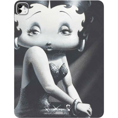 Betty Boop Black and White iPad Pro 13in M4 (2024) Skin