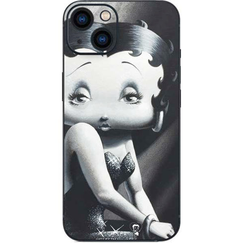 Betty Boop Black and White iPhone Skins