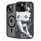 Betty Boop Black and White iPhone 15 Kickstand Case