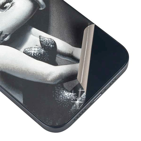Betty Boop Black and White iPhone 15 Skin