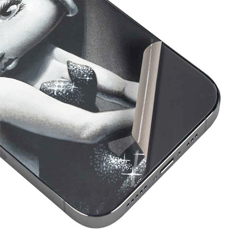 Betty Boop Black and White iPhone 16 Pro Max Skin