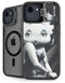 Betty Boop Black and White iPhone 16e Kickstand Case