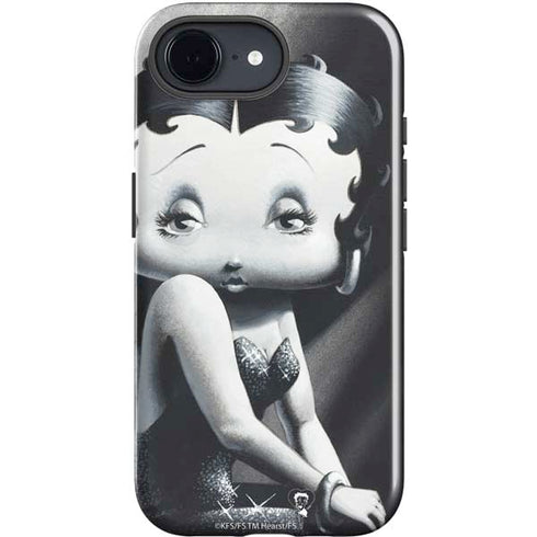 Betty Boop Black and White iPhone 16e Impact Case