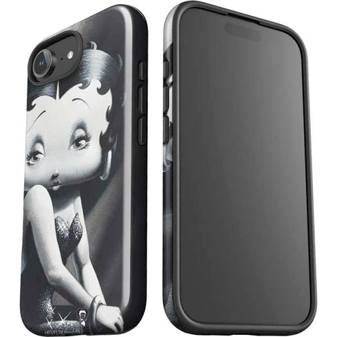 Betty Boop Black and White iPhone 16e Impact Case