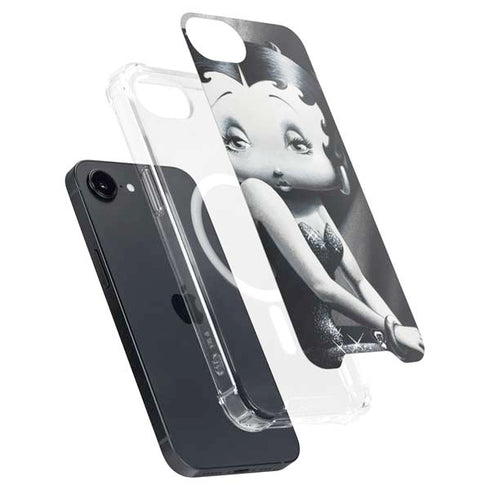 Betty Boop Black and White iPhone 16e MagSafe Case