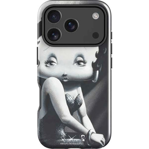 Betty Boop Black and White iPhone 18 Pro Impact Case
