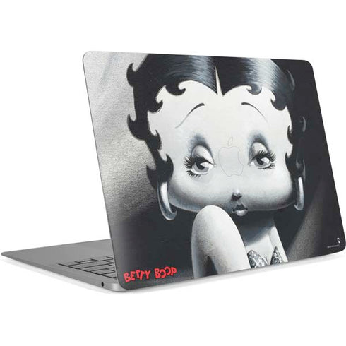 Betty Boop Black and White Apple MacBook Air Skin