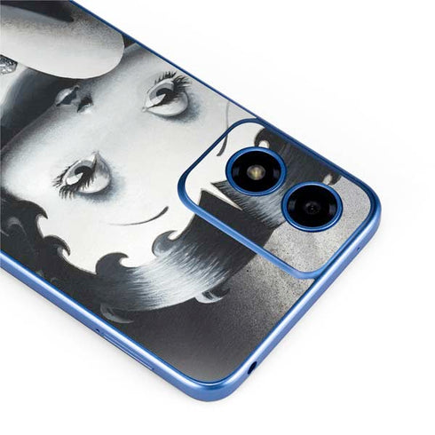 Betty Boop Black and White Moto G Play 4G (2024) Skin