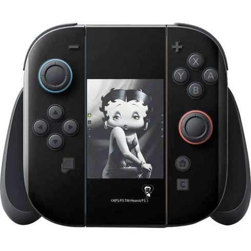 Betty Boop Black and White Nintendo Switch 2 (2025) with Joy-Con Skin