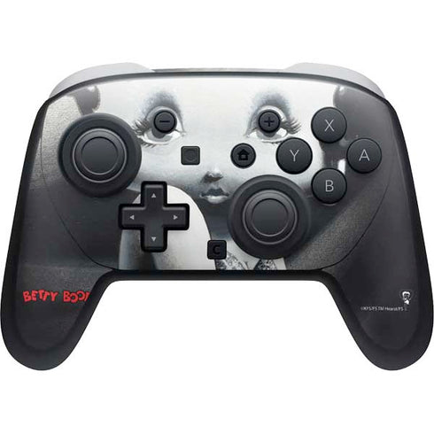 Betty Boop Black and White Nintendo Switch 2 (2025) Pro Controller Skin