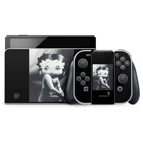Betty Boop Black and White Nintendo Skins
