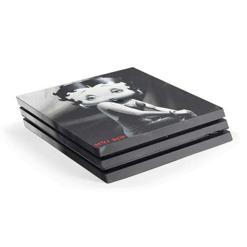 Betty Boop Black and White PlayStation PS4 Skins