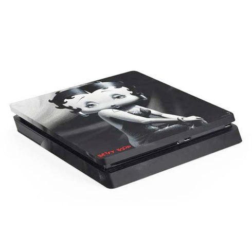 Betty Boop Black and White PS4 Slim Skin