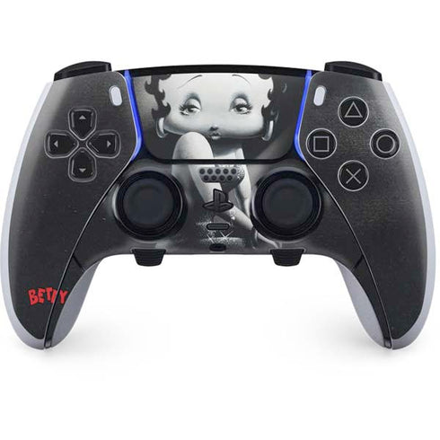 Betty Boop Black and White PlayStation PS5 Skins