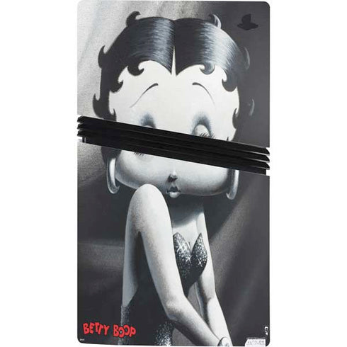 Betty Boop Black and White PS5 Pro Console Skin