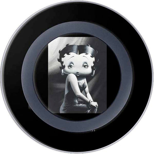 Betty Boop Black and White Wireless Charger Skin