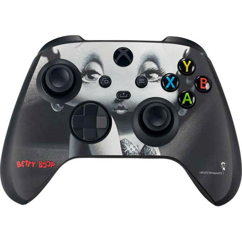 Betty Boop Black and White Xbox Series X Controller Skin