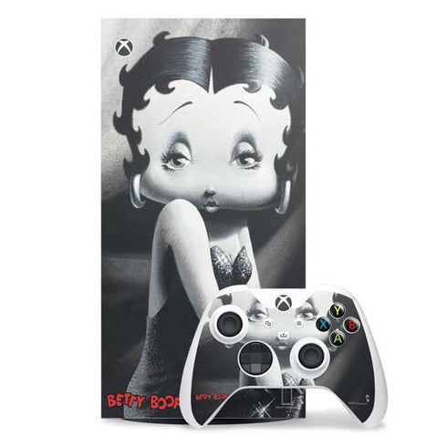 Betty Boop Black and White Xbox Series X Skins