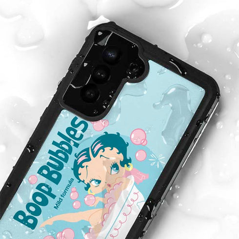 Betty Boop Bubbles Galaxy S24 Plus Waterproof Case