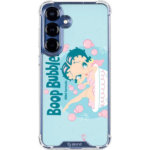 Betty Boop Bubbles Galaxy S25 Plus Clear Case