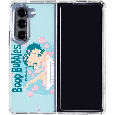 Betty Boop Bubbles Galaxy Z Fold5 5G Clear Case