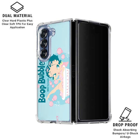 Betty Boop Bubbles Galaxy Z Fold6 Clear Case