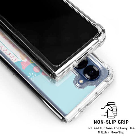 Betty Boop Bubbles Galaxy Z Fold6 Clear Case