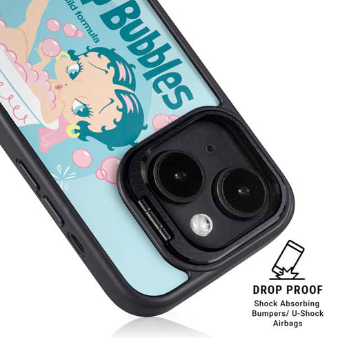 Betty Boop Bubbles iPhone 15 Plus Kickstand Case