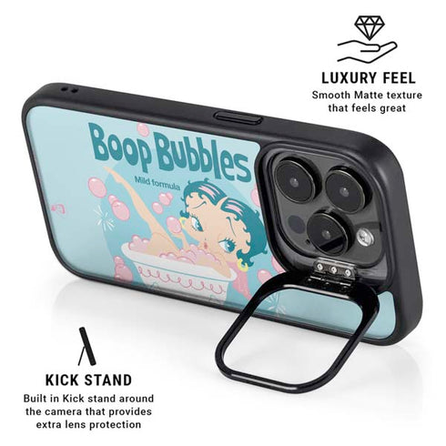 Betty Boop Bubbles iPhone 15 Pro Max Kickstand Case