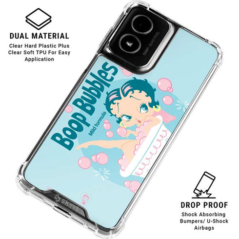 Betty Boop Bubbles Moto G Power 5G (2024) Clear Case