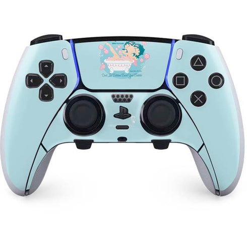 Betty Boop Bubbles PS5 DualSense Edge Pro Controller Skin