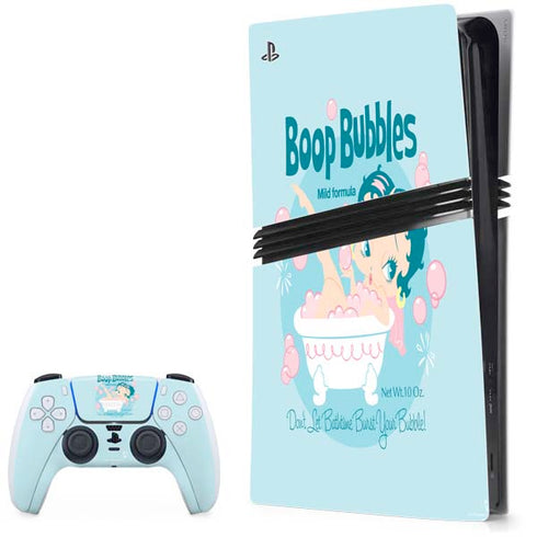 Betty Boop Bubbles PS5 Pro Bundle Skin