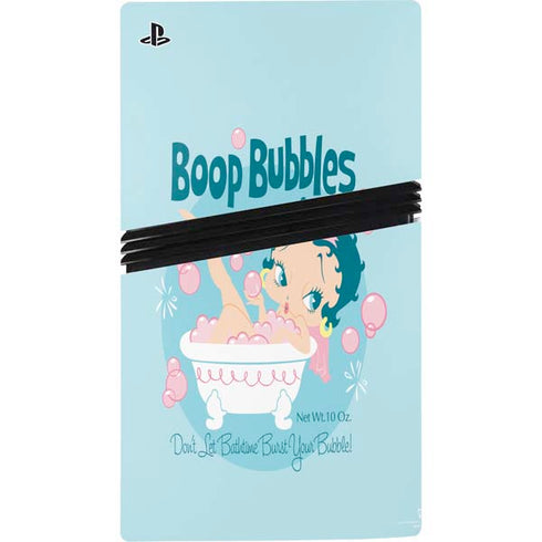 Betty Boop Bubbles PS5 Pro Disk Console Skin