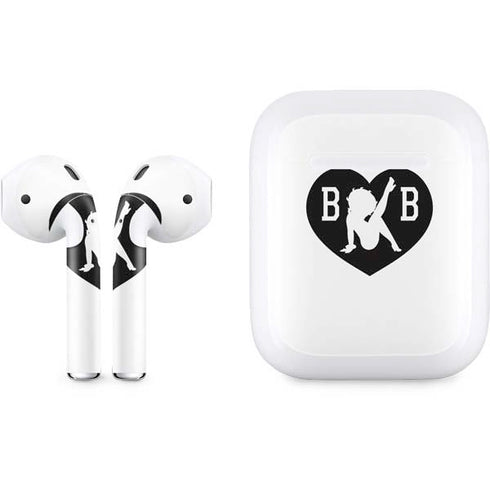 Betty Boop BW Apple AirPods Skin