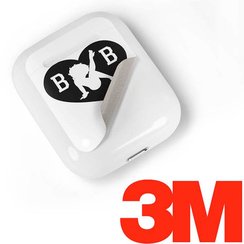 Betty Boop BW Apple AirPods Skin