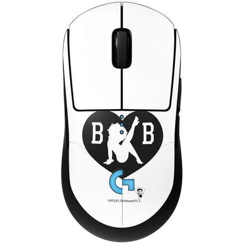 Betty Boop BW G Pro Wireless Gaming Mouse Skin