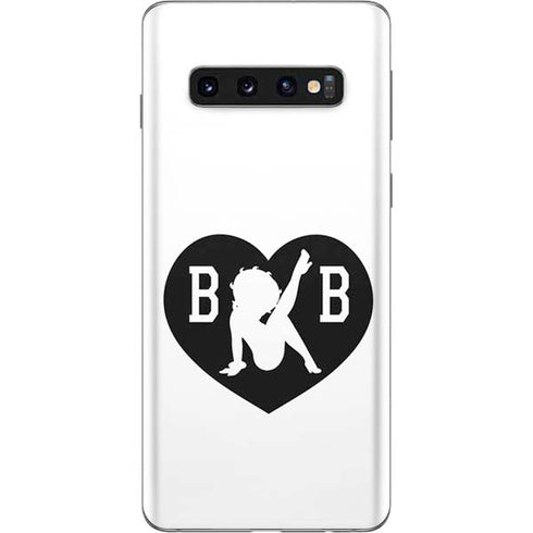 Betty Boop BW Galaxy S10 Skin